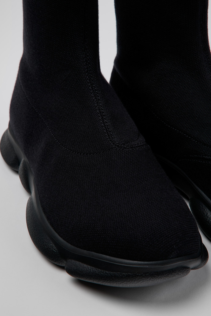 Neu Eingetroffen Camper Karst - Schwarzer Mid-Boot aus TENCEL™ Lyocell™ und recyceltem PET für Herren.