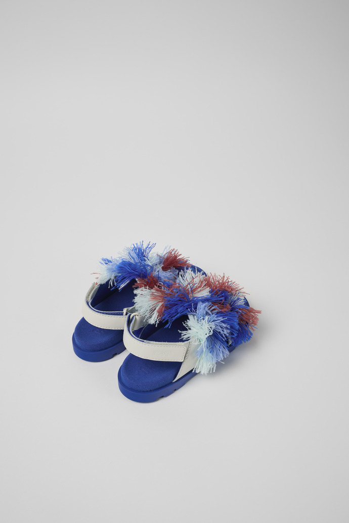 Neu Eingetroffen Camper Twins - Weiße Ledersandalen