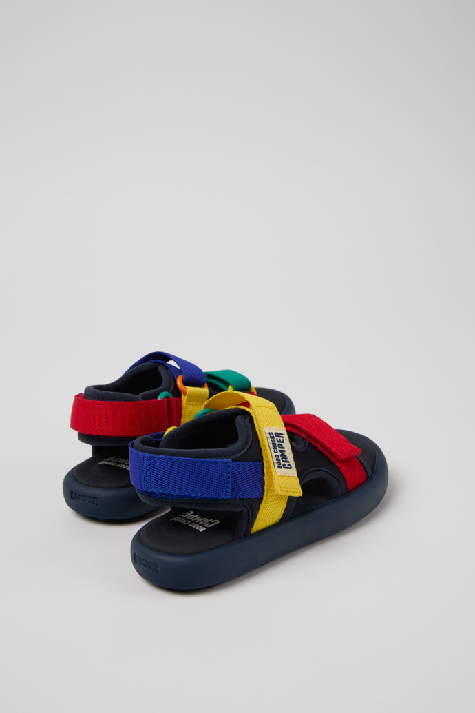 Neu Eingetroffen Camper Bobo Choses x Camper - Mehrfarbige Kindersandalen aus Textil.