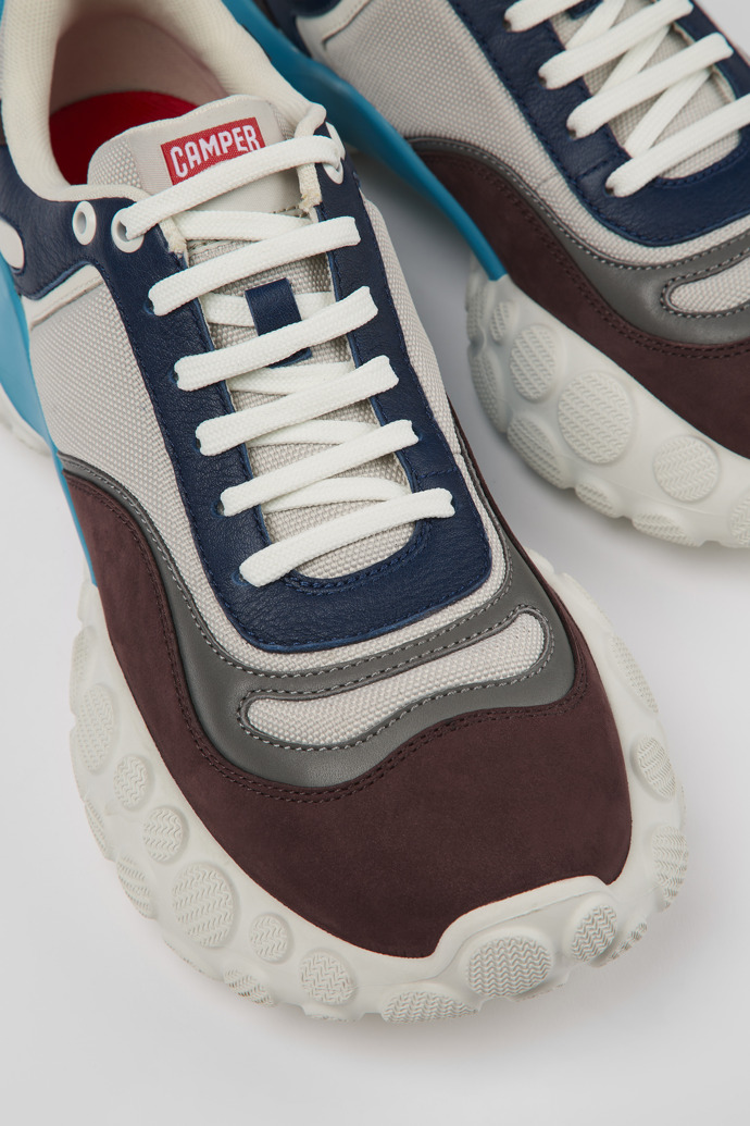 Neu Eingetroffen Camper Pelotas Mars - Mehrfarbiger Herrensneaker aus Textil und Nubuk