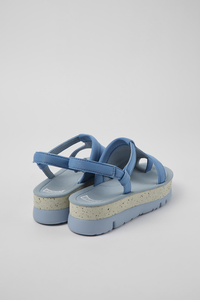 Neu Eingetroffen Camper Oruga Up - Blaue Damensandale aus Textil
