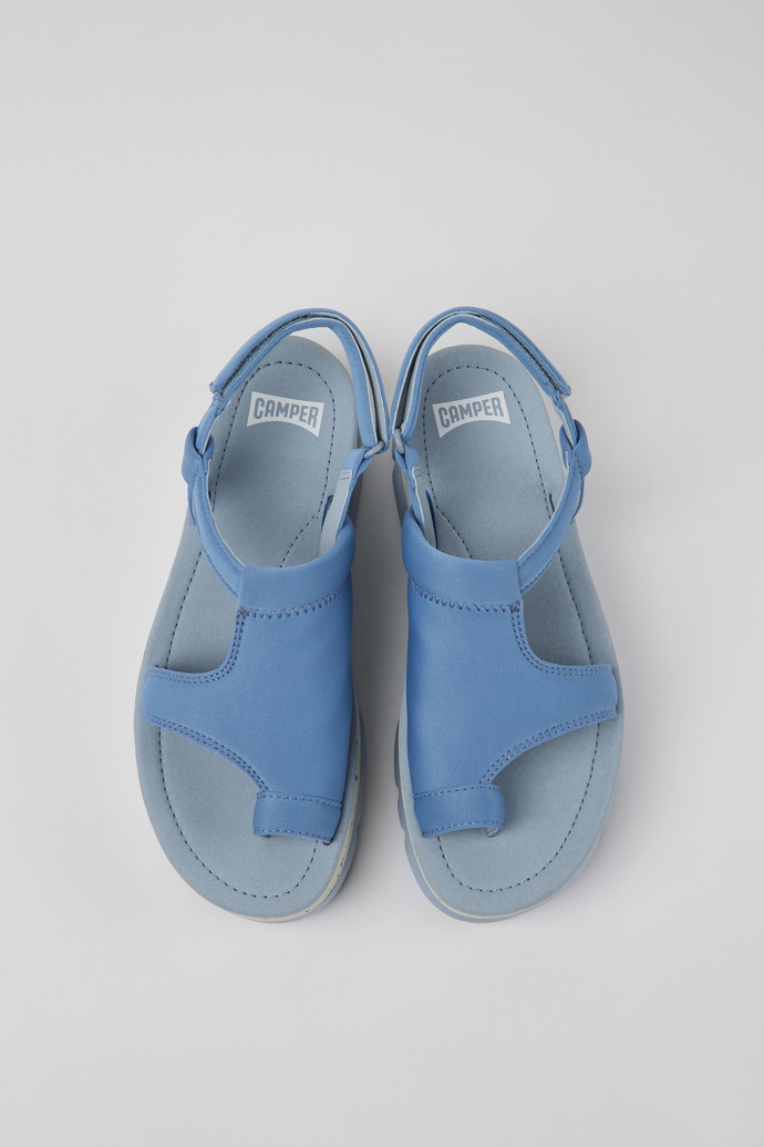 Neu Eingetroffen Camper Oruga Up - Blaue Damensandale aus Textil