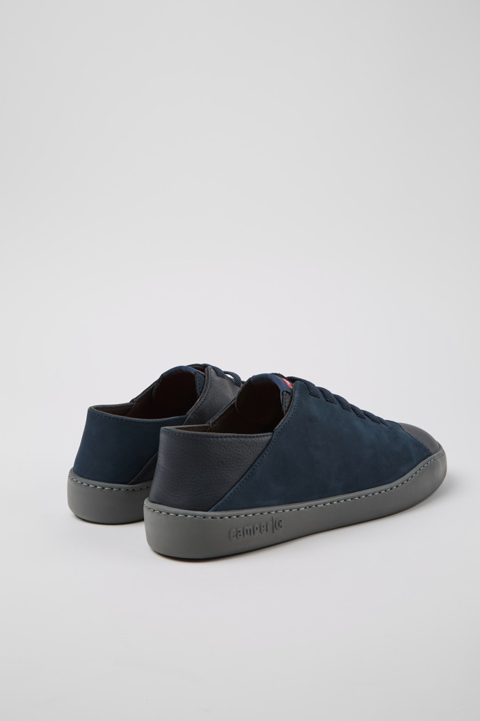 Neu Eingetroffen Camper Twins - Blauer Herrenschuh aus Nubukleder und Leder.