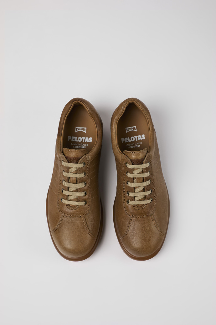 Neu Eingetroffen Camper Pelotas - Brauner Lederschuh für Damen