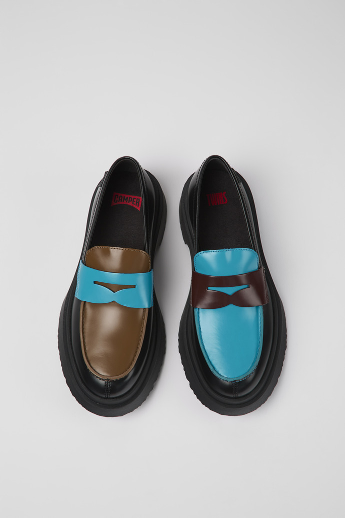 Neu Eingetroffen Camper Twins - Mehrfarbiger Damenloafer aus Leder