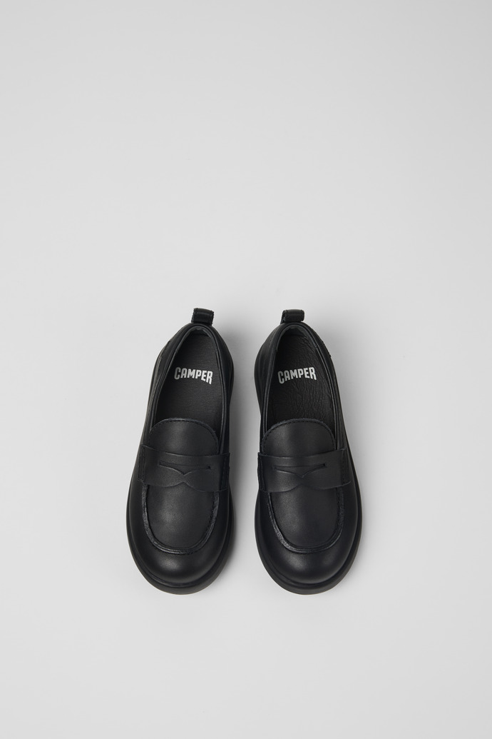 Neu Eingetroffen Camper Duet - Schwarzer Kinderballerina aus Leder.