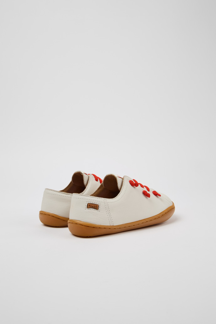 Neu Eingetroffen Camper Twins - Weißer Kinderschuh aus Leder.