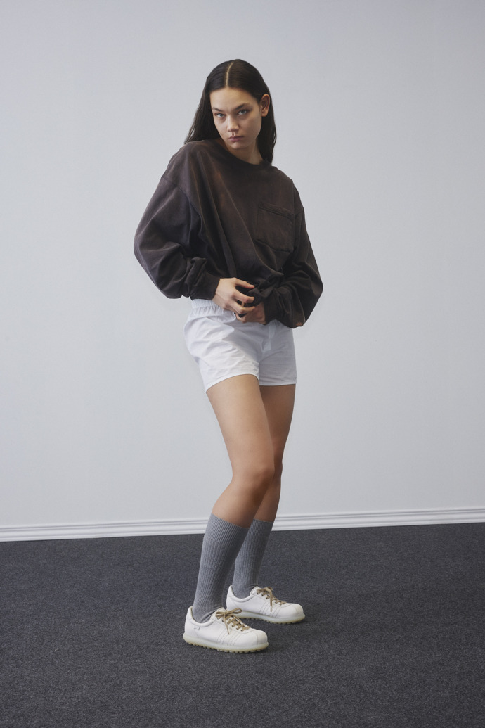 Neu Eingetroffen Camper Pelotas - Weißer Lederschuh für Damen.