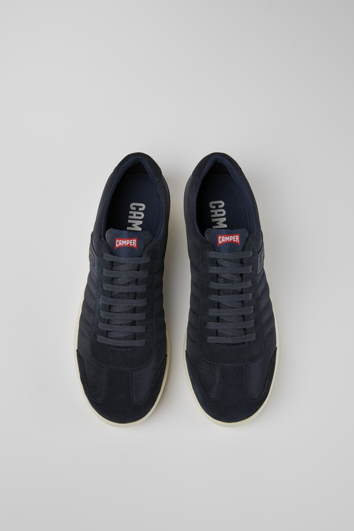 Neu Eingetroffen Camper Pelotas XLite - Marineblauer Herrenschuh aus Textil und Nubukleder