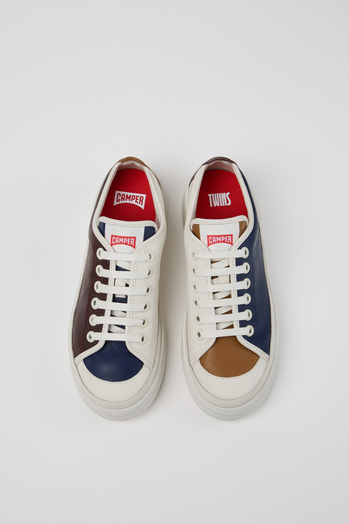 Neu Eingetroffen Camper Twins - Mehrfarbiger Ledersneaker für Damen.