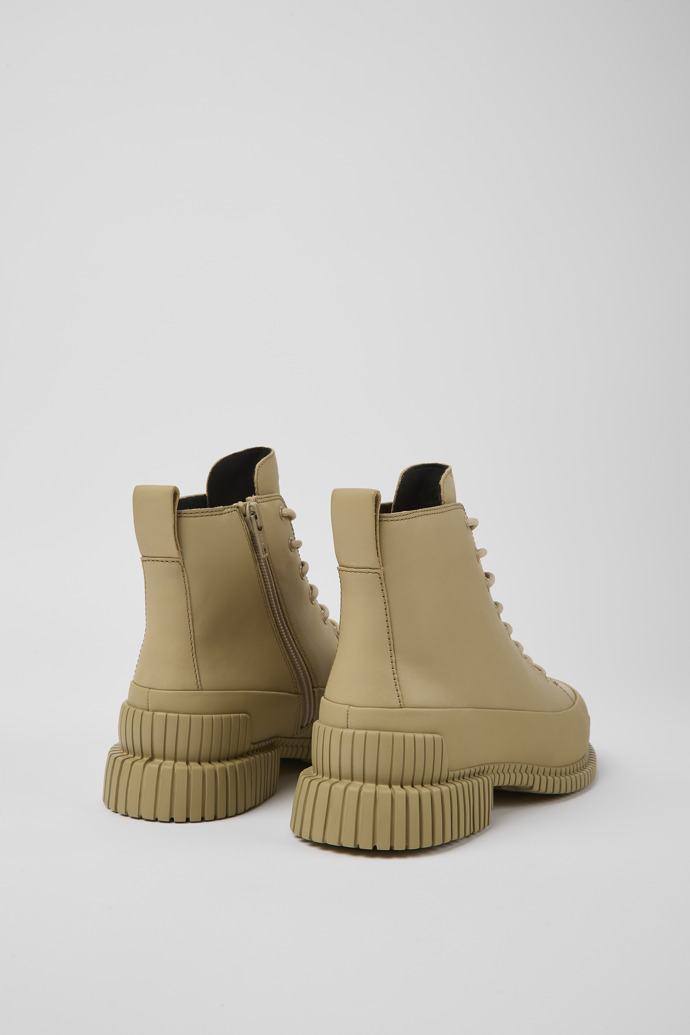 Neu Eingetroffen Camper Pix - Beige Damenstiefelette aus Leder