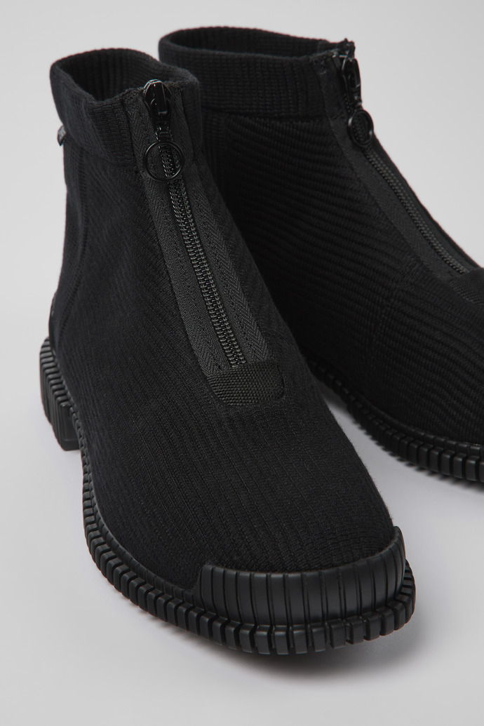 Neu Eingetroffen Camper Pix - Schwarze Damenstiefelette aus TENCEL® Lyocell.