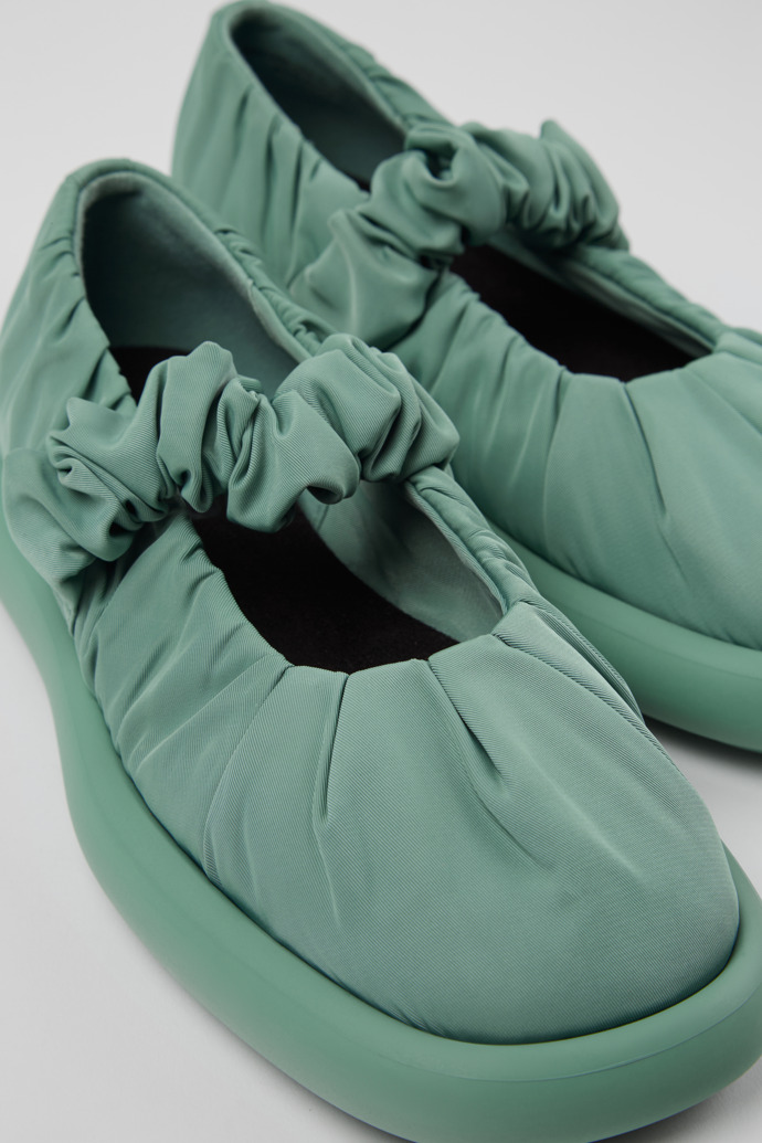 Neu Eingetroffen Camper Onda - Grüner Ballerina aus Recycling-PET für Damen.