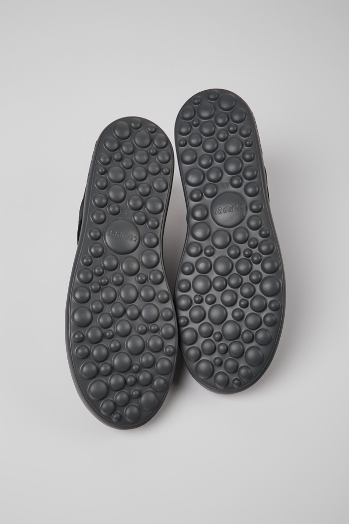 Neu Eingetroffen Camper Pelotas XLF - Schwarzer Herrensneaker aus Textil und Nubukleder.