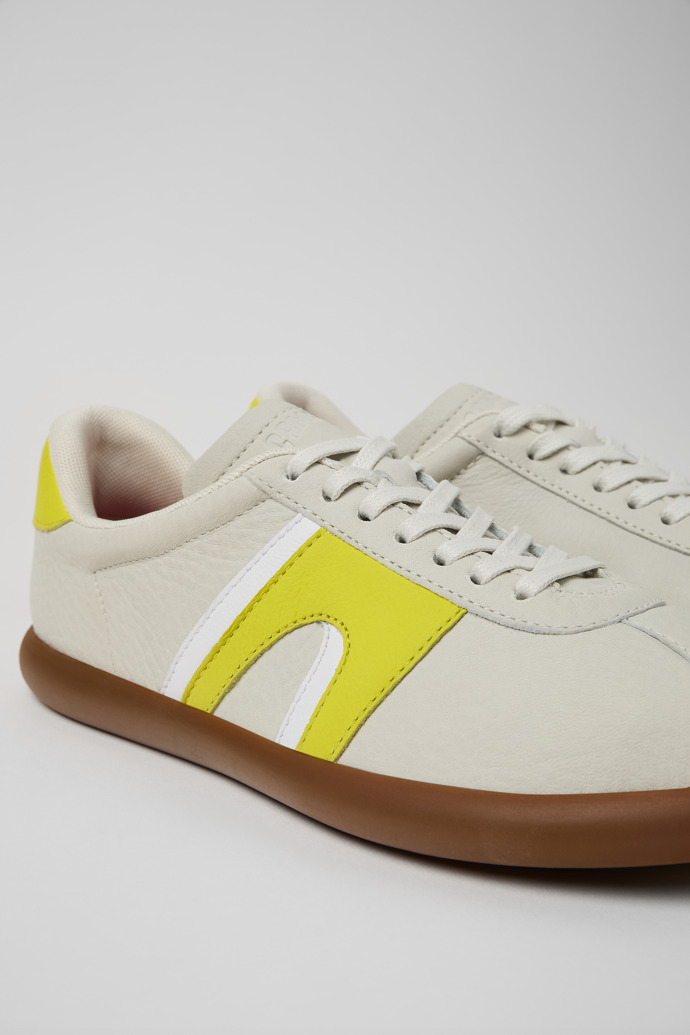 Neu Eingetroffen Camper Pelotas Soller - Weiße Ledersneaker für Damen