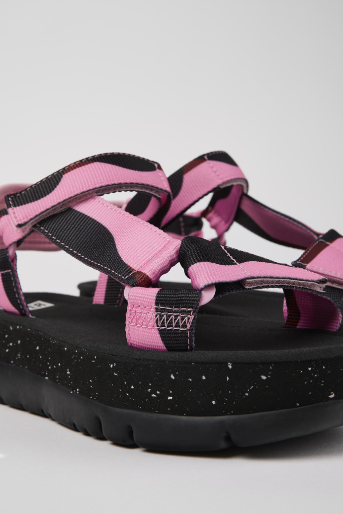 Neu Eingetroffen Camper Twins - Mehrfarbige Damensandalen aus Textil
