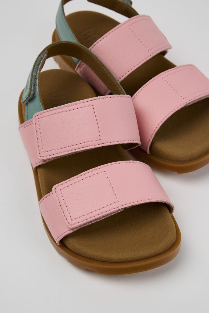 Neu Eingetroffen Camper Brutus Sandal - Mehrfarbige Kindersandale aus Leder.