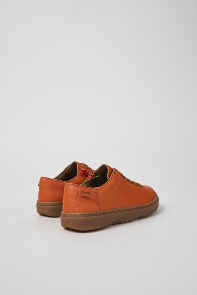 Neu Eingetroffen Camper Kiddo - Orange Kinderschuhe aus Leder