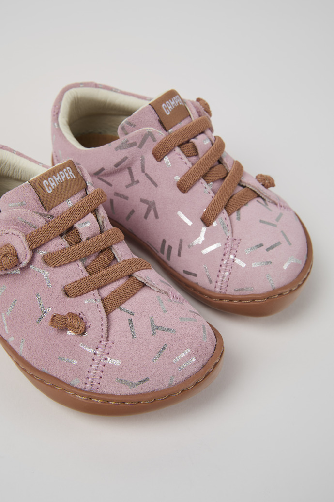 Neu Eingetroffen Camper Peu - Mehrfarbige Kinderschuhe aus Nubukleder.