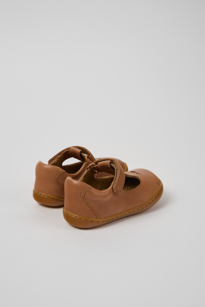 Neu Eingetroffen Camper Twins - Nudefarbene Kinderschuhe aus Leder.