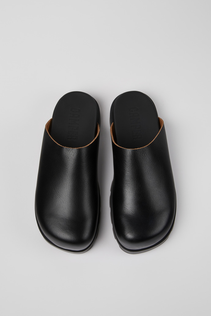 Neu Eingetroffen Camper Brutus Sandal - Schwarze Ledersandale für Herren.