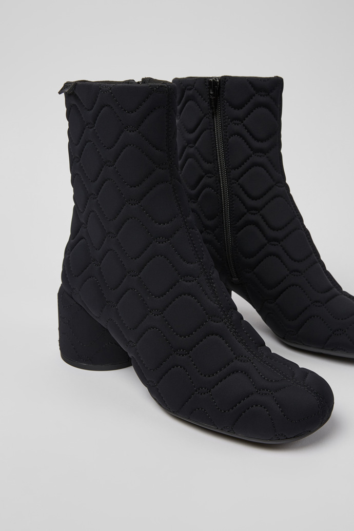 Neu Eingetroffen Camper Niki - Schwarzer Damenstiefel aus Textil