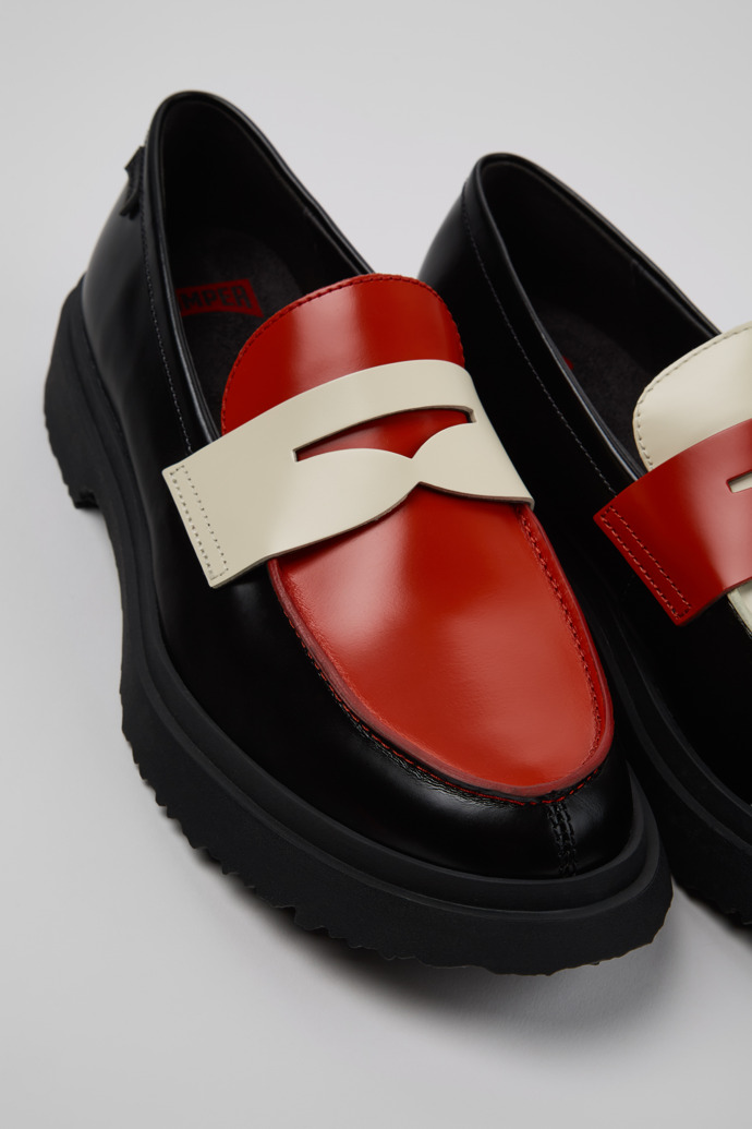 Neu Eingetroffen Camper Twins - Mehrfarbige Lederkaffees/Lederschuhe für Herren.