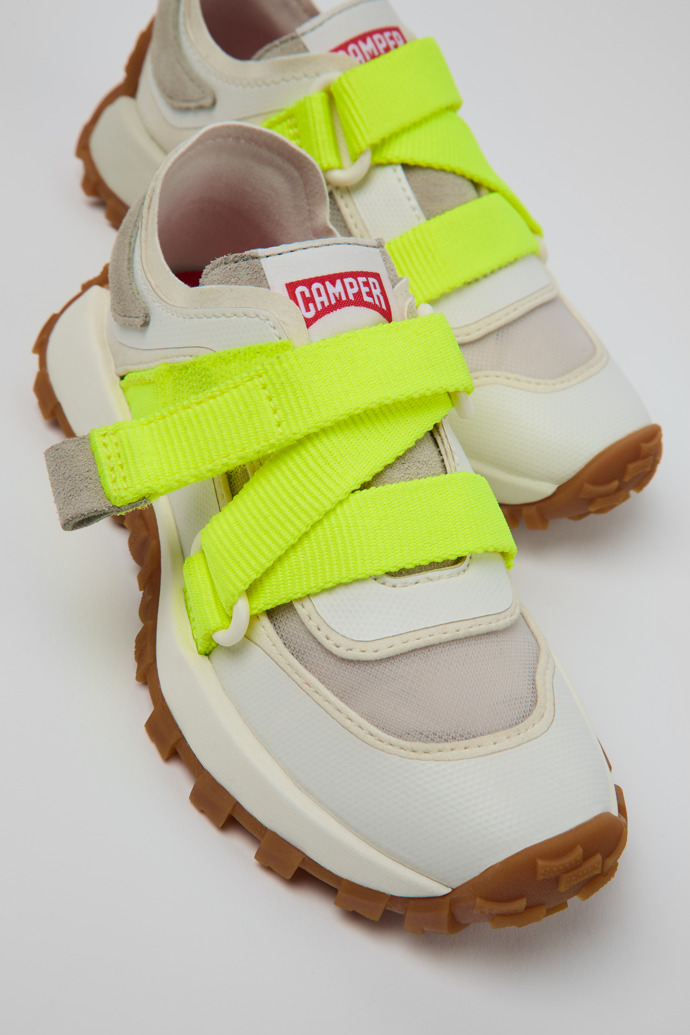 Neu Eingetroffen Camper Drif Trail - Mehrfarbige Kindersneaker aus Recycling-PET und Nubukleder.