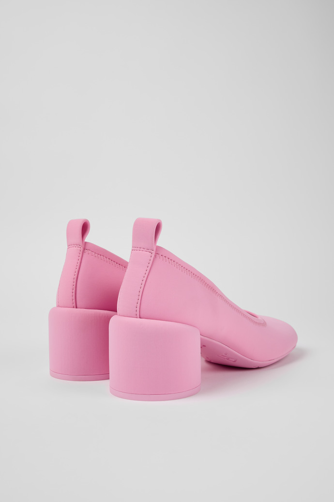 Neu Eingetroffen Camper Niki - Rosafarbene Damenballerinas aus Textil
