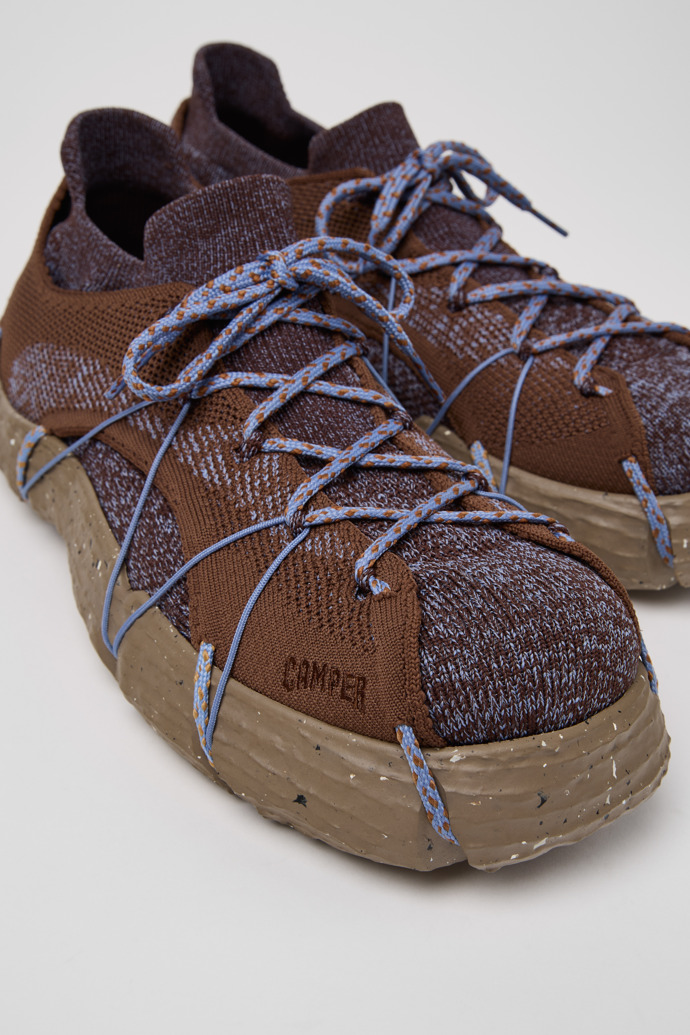 Neu Eingetroffen Camper ROKU - Braun-blauer Herrensneaker