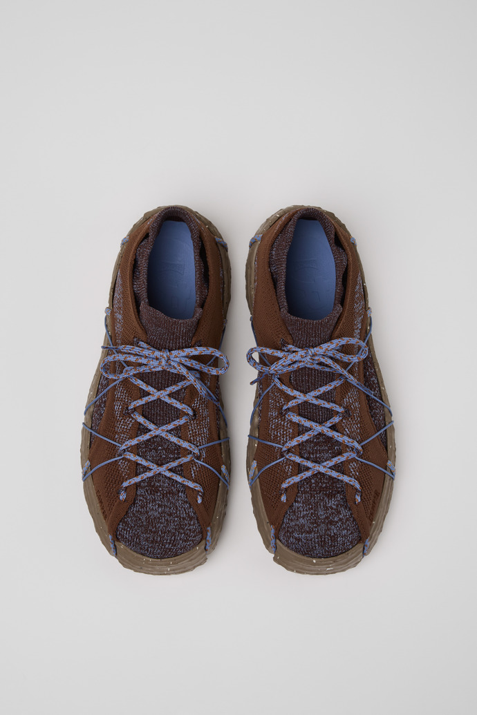 Neu Eingetroffen Camper ROKU - Braun-blauer Herrensneaker