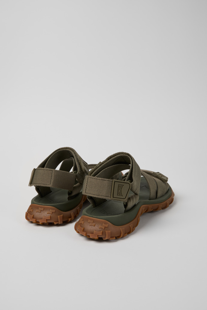 Neu Eingetroffen Camper Drift Trail Sandal - Grüne Sandalen aus recyclingfähigem PET für Damen.