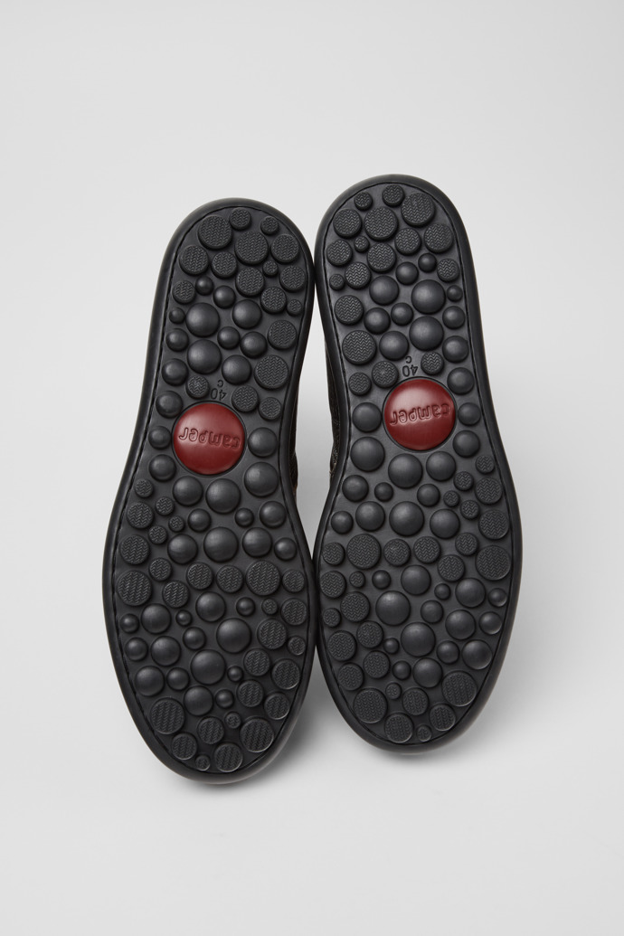 Neu Eingetroffen Camper Pelotas - Graue Stiefeletten aus pflanzlich gegerbtem Leder für Damen.