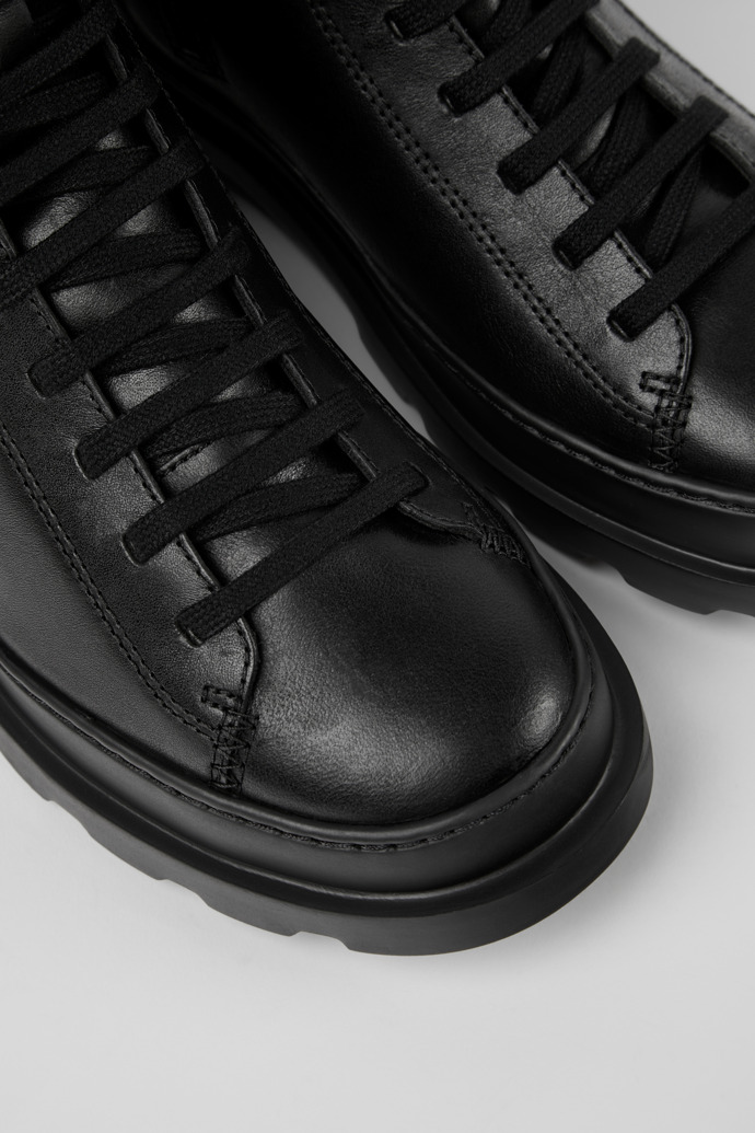 Neu Eingetroffen Camper Brutus - Schwarze Mid-Chelseas aus Leder für Damen.