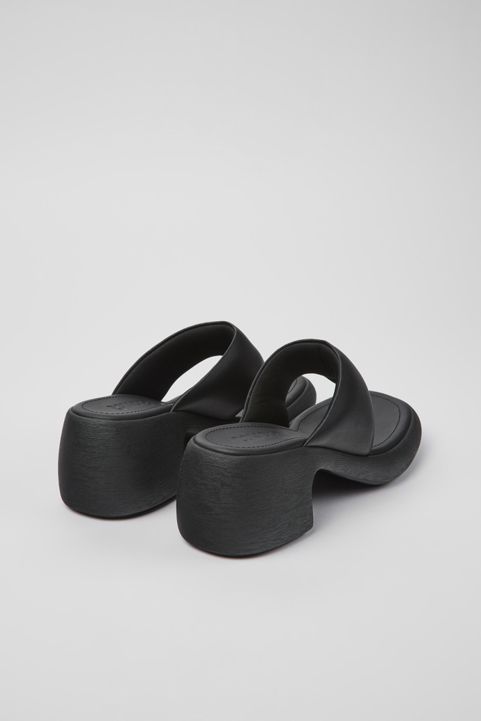 Neu Eingetroffen Camper Thelma - Schwarze Ledersandalen für Damen
