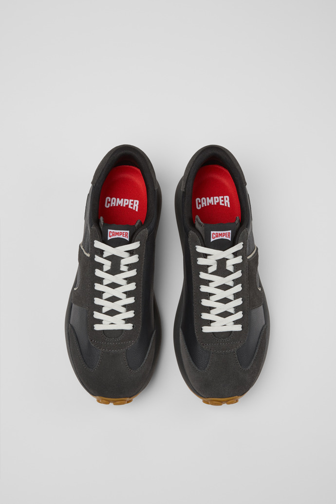 Neu Eingetroffen Camper Pelotas Athens - Mehrfarbiger Herrensneaker aus Leder und Nubukleder.