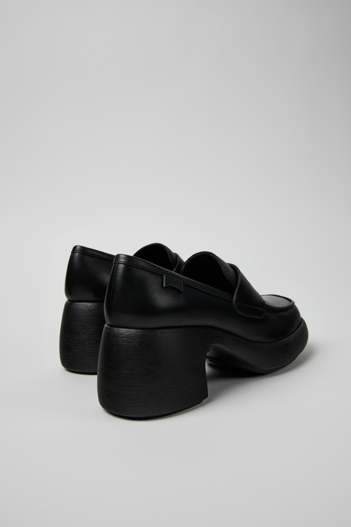 Neu Eingetroffen Camper Thelma - Schwarze Ledermokassins/Ballerinas für Damen.