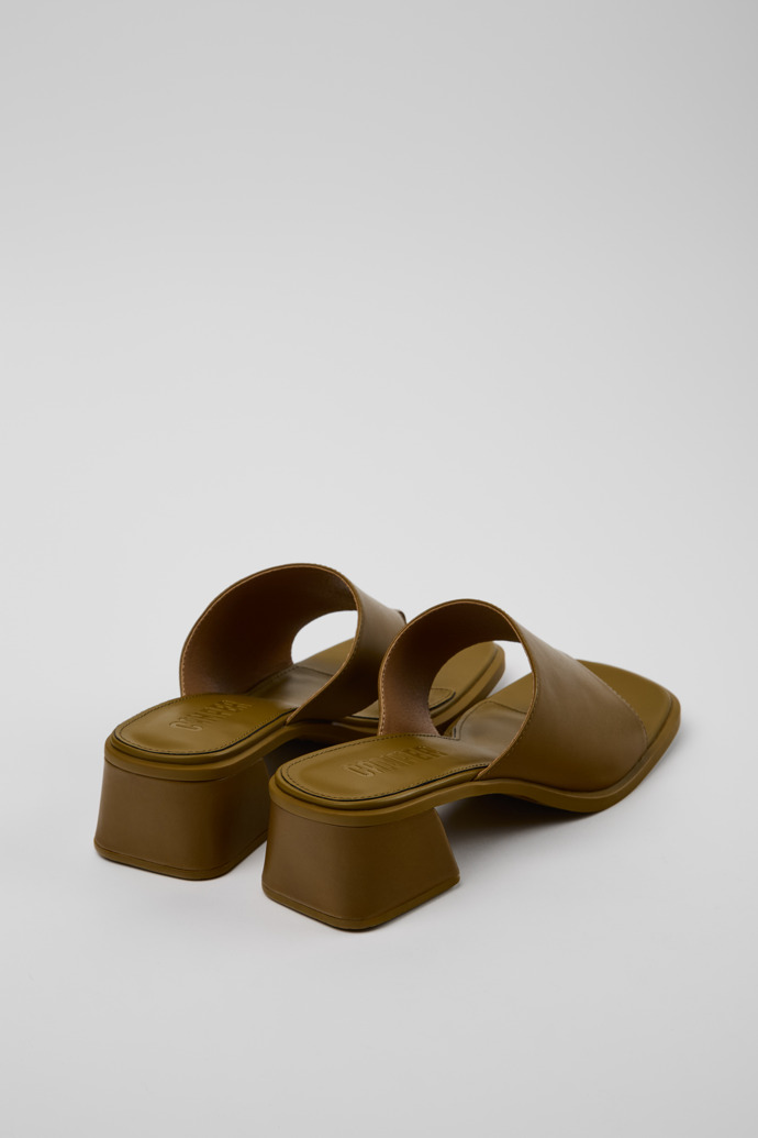Neu Eingetroffen Camper Kora Sandal - Grüne Ledersandale für Damen.