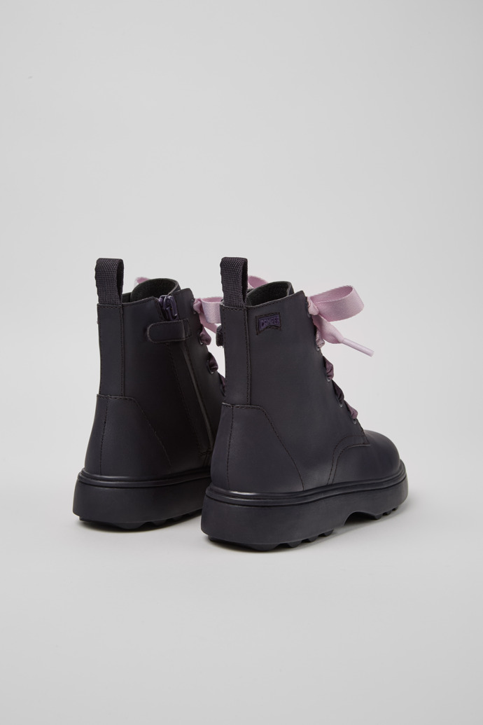 Neu Eingetroffen Camper Norte - Violette Kinderstiefeletten aus Leder