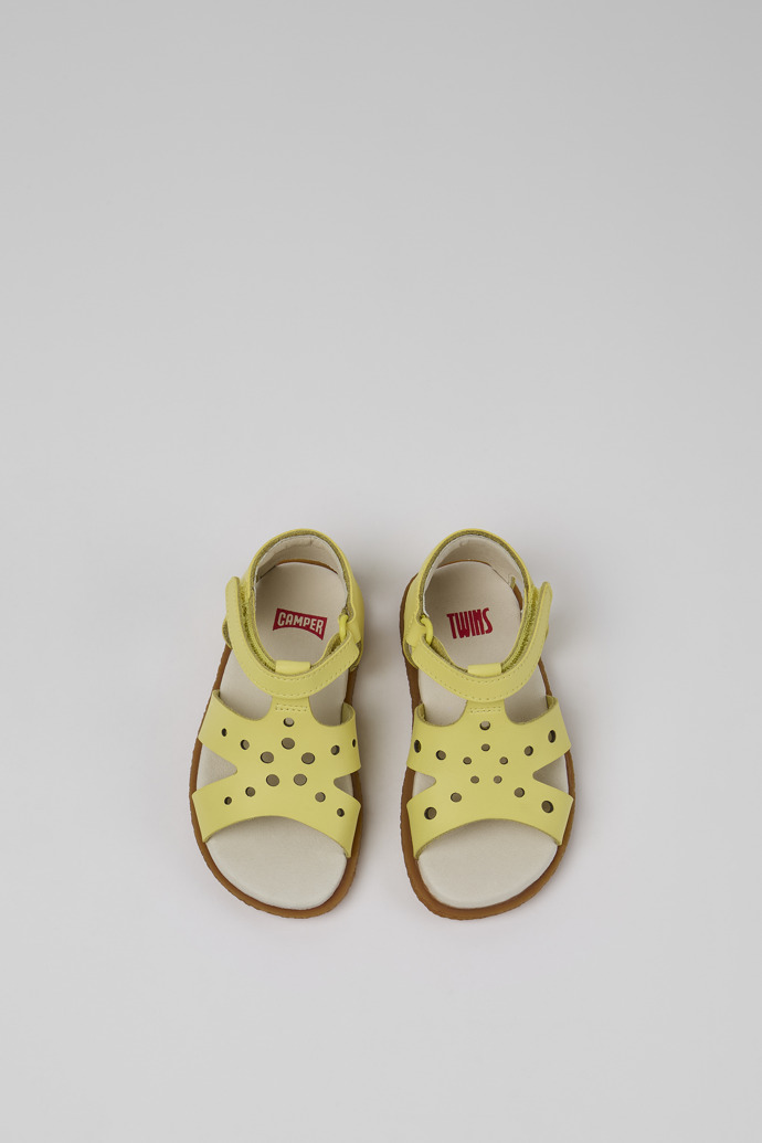 Neu Eingetroffen Camper Twins - Gelbe Ledersandalen