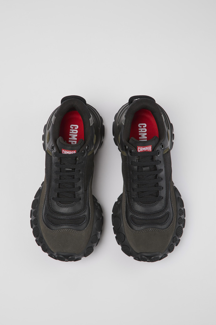Neu Eingetroffen Camper Pelotas Mars - Schwarzer Damensneaker aus Nubukleder und Textil
