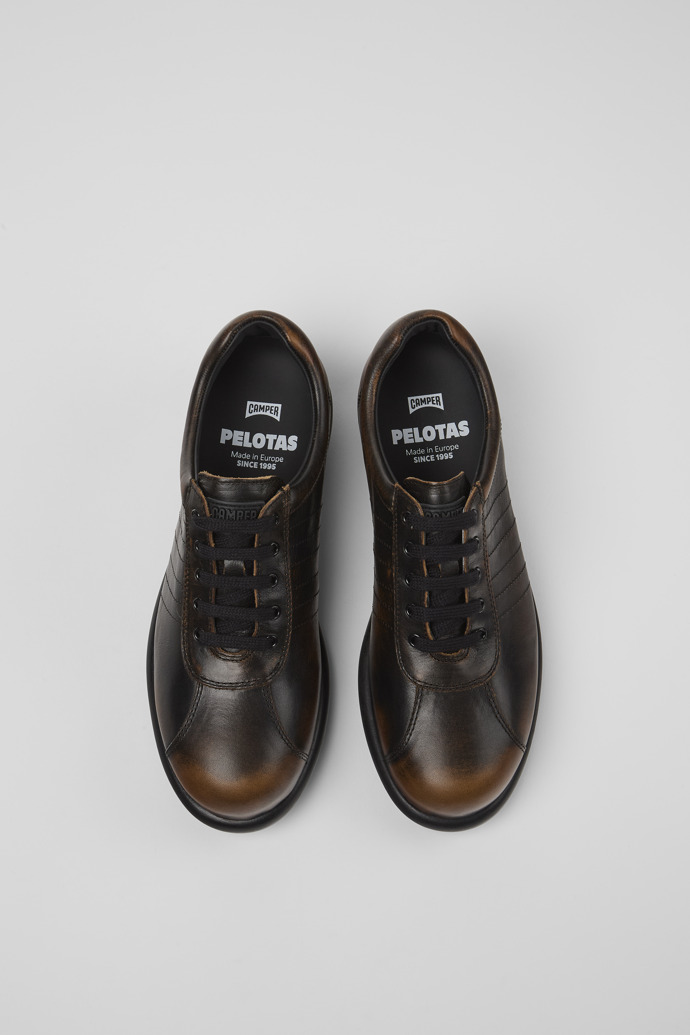 Neu Eingetroffen Camper Pelotas - Zweifarbiger Damenschuh aus Leder