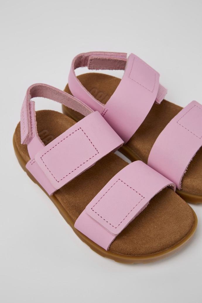 Neu Eingetroffen Camper Brutus Sandal - Rosa Mädchensandale aus Leder