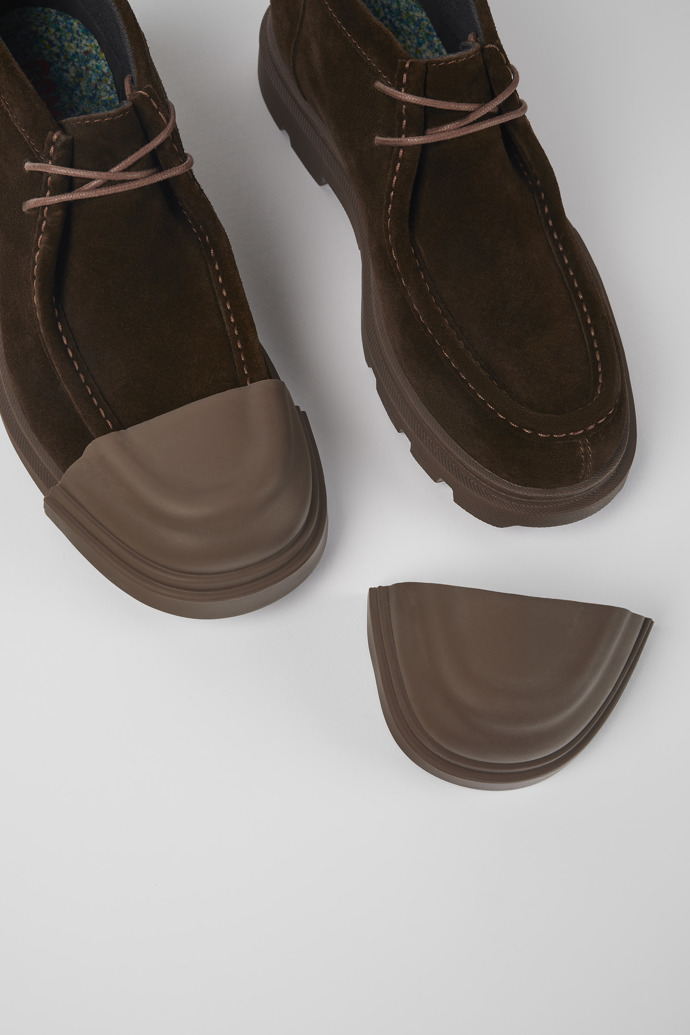 Neu Eingetroffen Camper Junction - Brauner Herrenschuh aus Nubukleder