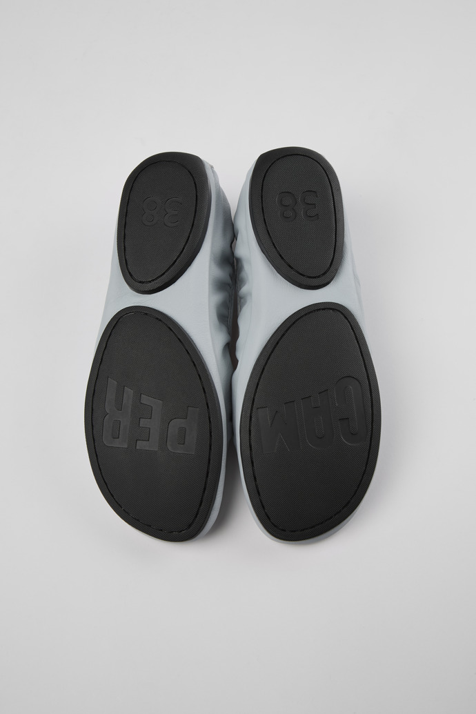Neu Eingetroffen Camper Right - Graue Damenballerinas aus Leder