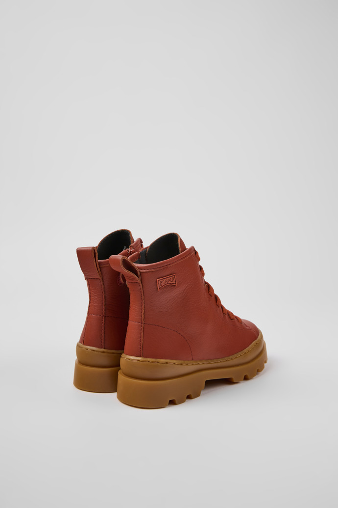 Neu Eingetroffen Camper Brutus - Rote Kinderstiefelette aus Leder