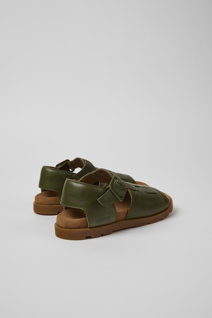 Neu Eingetroffen Camper Brutus Sandal - Grüne Ledersandalen