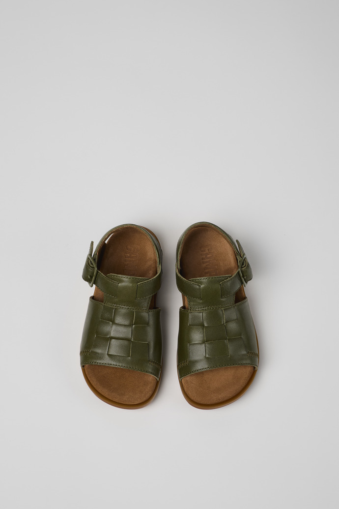 Neu Eingetroffen Camper Brutus Sandal - Grüne Ledersandalen