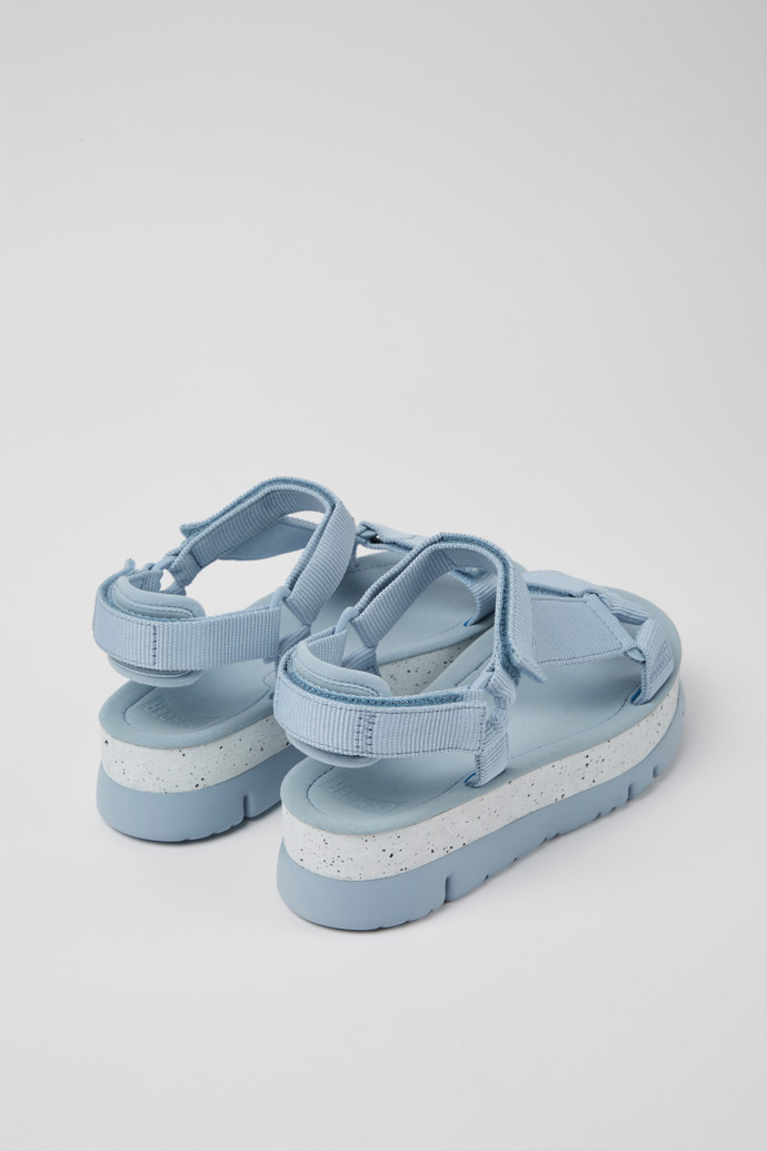 Neu Eingetroffen Camper Oruga Up - Blaue Damensandale aus Textil