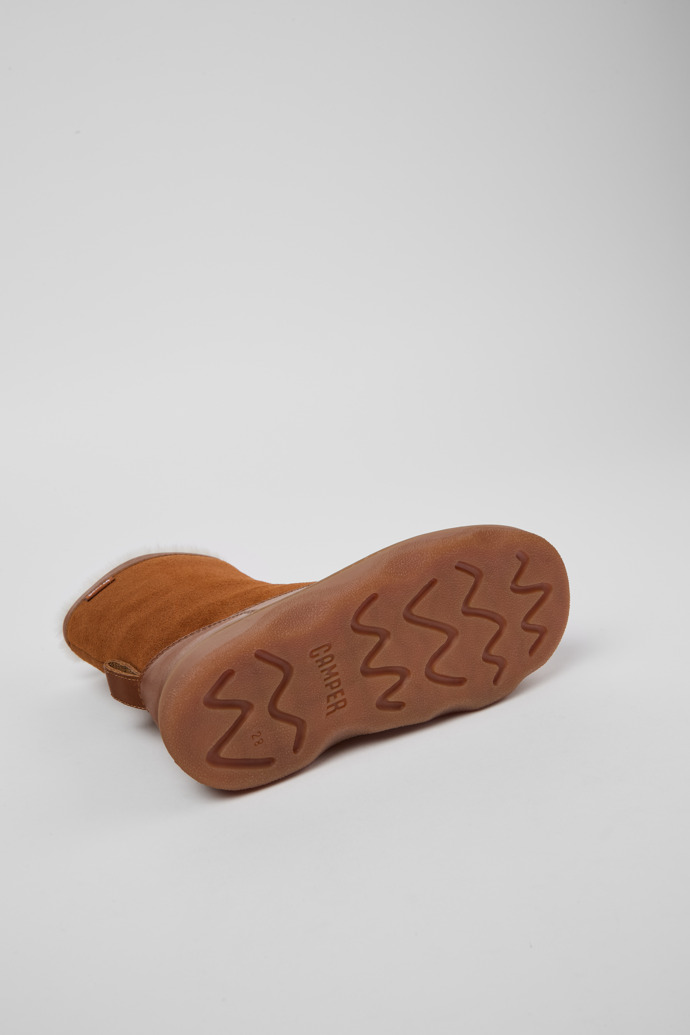 Neu Eingetroffen Camper Kiddo - Braune Kinderstiefel aus Leder und Nubukleder.